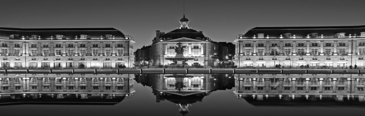 Place de la bourse noir&blanc